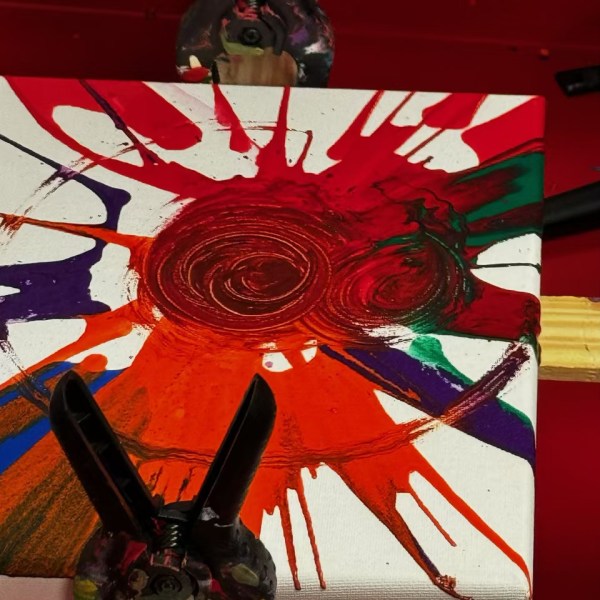 a close up of a sign