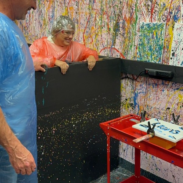 a man standing in a room